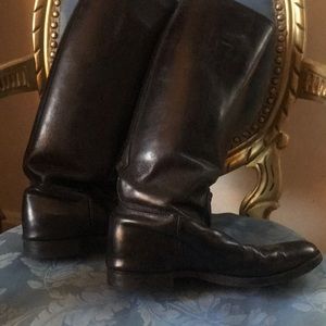 Vintage riding boots custom size 6